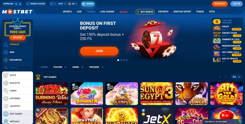 Mostbet Gambling Establishment – Top Onlayn Qumar Müəssisəsi & İdman Mərcləri Saytı